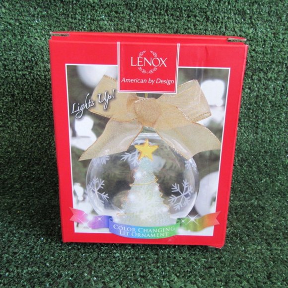 Lenox Holiday Brand New Lenox Wonder Ball Tree Color Changing